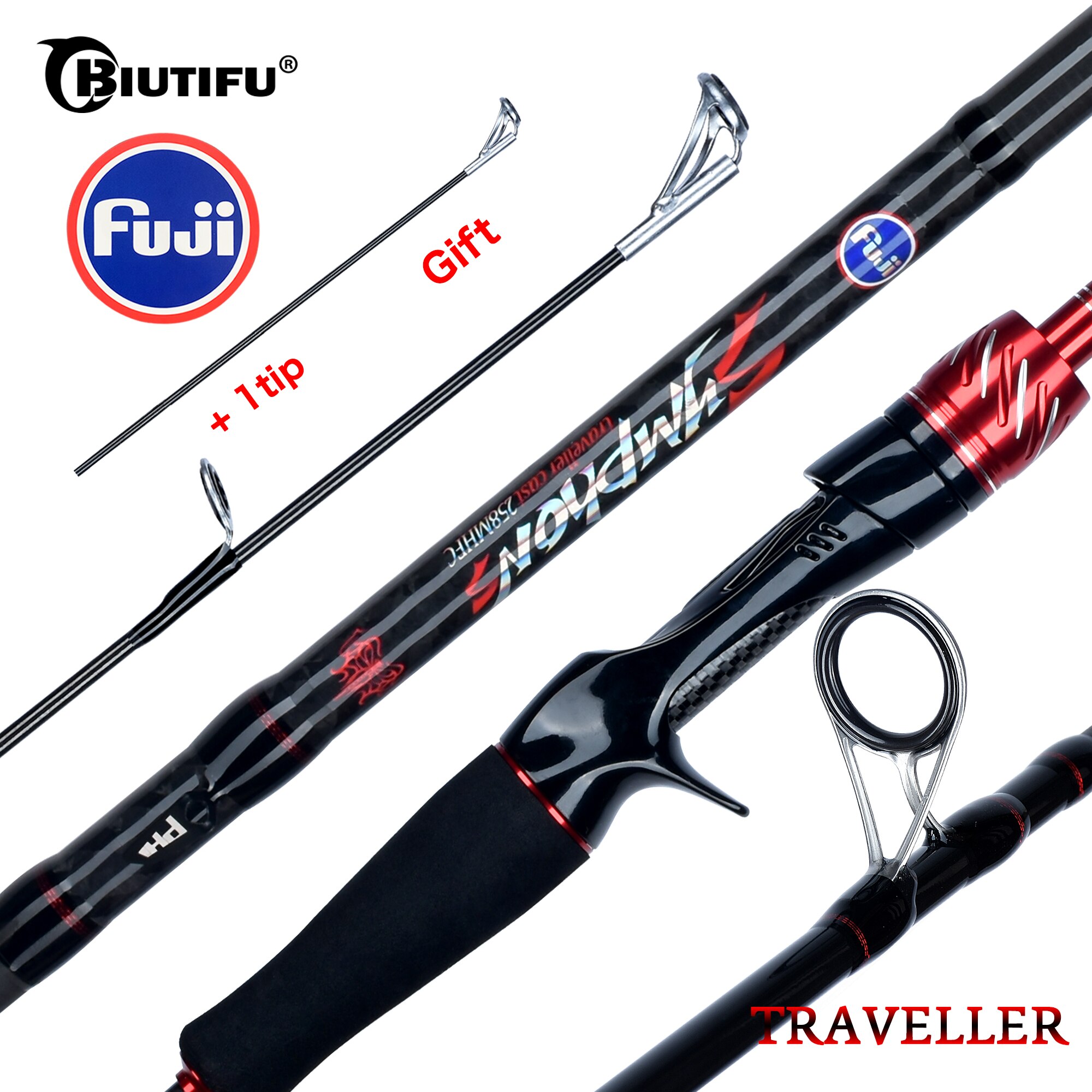 BIUTIFU Podróżnik Spinning Cas – Fishing Rod Ice recenzja i cena